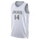 Miles Kelly ＃14 Men's Swingman 2024/25 Dallas Mavericks White City Edition Jersey