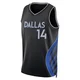 Miles Kelly ＃14 Men's Swingman 2025/26 Dallas Mavericks Black City Edition Jersey