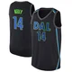 Miles Kelly ＃14 Men's Swingman Black Dallas Mavericks Jersey - City Edition