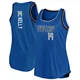 Miles Kelly ＃14 Women's Blue Dallas Mavericks Fast Break Movement Tank Jersey - Icon Edition