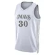 Moussa Cisse ＃30 Men's Swingman 2024/25 Dallas Mavericks White City Edition Jersey