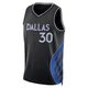 Moussa Cisse ＃30 Men's Swingman 2025/26 Dallas Mavericks Black City Edition Jersey