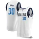 Moussa Cisse ＃30 Men's White Dallas Mavericks Fast Break Jersey - Association Edition