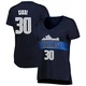 Moussa Cisse ＃30 Women's Navy Dallas Mavericks Fast Break Jersey - Statement Edition