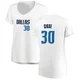 Moussa Cisse ＃30 Women's White Dallas Mavericks Fast Break Jersey - Association Edition