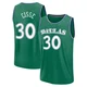 Moussa Cisse ＃30 Youth 2025/26 Dallas Mavericks Fast Break Green Classic Edition Jersey