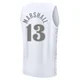 Naji Marshall ＃13 Men's 2024/25 Dallas Mavericks White Fast Break City Edition Jersey