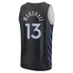 Naji Marshall ＃13 Men's 2025/26 Dallas Mavericks Fast Break Black City Edition Jersey