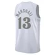 Naji Marshall ＃13 Men's Swingman 2024/25 Dallas Mavericks White City Edition Jersey
