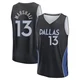 Naji Marshall ＃13 Youth 2025/26 Dallas Mavericks Fast Break Black City Edition Jersey