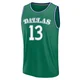 Naji Marshall ＃13 Youth 2025/26 Dallas Mavericks Fast Break Green Classic Edition Jersey