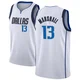Naji Marshall ＃13 Youth Swingman White Dallas Mavericks Jersey - Association Edition
