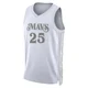 P.J. Washington ＃25 Men's Swingman 2024/25 Dallas Mavericks White City Edition Jersey