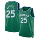 P.J. Washington ＃25 Men's Swingman 2025/26 Dallas Mavericks Green Classic Edition Jersey