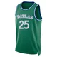 P.J. Washington ＃25 Men's Swingman 2025/26 Dallas Mavericks Green Classic Edition Jersey