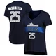 P.J. Washington ＃25 Women's Navy Dallas Mavericks Fast Break Jersey - Statement Edition
