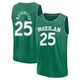 P.J. Washington ＃25 Youth 2025/26 Dallas Mavericks Fast Break Green Classic Edition Jersey