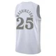 P.J. Washington ＃25 Youth Swingman 2024/25 Dallas Mavericks White City Edition Jersey