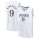 Ryan Nembhard ＃9 Men's 2024/25 Dallas Mavericks White Fast Break City Edition Jersey