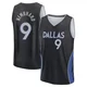 Ryan Nembhard ＃9 Men's 2025/26 Dallas Mavericks Fast Break Black City Edition Jersey