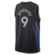 Ryan Nembhard ＃9 Men's Swingman 2025/26 Dallas Mavericks Black City Edition Jersey