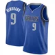Ryan Nembhard ＃9 Men's Swingman Royal Dallas Mavericks Jersey - Icon Edition