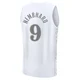 Ryan Nembhard ＃9 Youth 2024/25 Dallas Mavericks White Fast Break City Edition Jersey