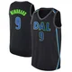 Ryan Nembhard ＃9 Youth Swingman Black Dallas Mavericks Jersey - City Edition