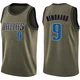Ryan Nembhard ＃9 Youth Swingman Green Dallas Mavericks Salute to Service Jersey