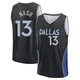 Steve Nash ＃13 Men's 2025/26 Dallas Mavericks Fast Break Black City Edition Jersey