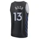 Steve Nash ＃13 Men's 2025/26 Dallas Mavericks Fast Break Black City Edition Jersey