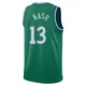 Steve Nash ＃13 Men's Swingman 2025/26 Dallas Mavericks Green Classic Edition Jersey