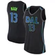 Steve Nash ＃13 Women's Swingman Black Dallas Mavericks Jersey - City Edition