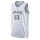Steve Nash ＃13 Youth Swingman 2024/25 Dallas Mavericks White City Edition Jersey