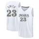 Tyler Smith ＃23 Men's 2024/25 Dallas Mavericks White Fast Break City Edition Jersey