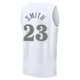 Tyler Smith ＃23 Men's 2024/25 Dallas Mavericks White Fast Break City Edition Jersey