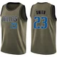 Tyler Smith ＃23 Men's Swingman Green Dallas Mavericks Salute to Service Jersey