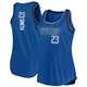 Tyler Smith ＃23 Women's Blue Dallas Mavericks Fast Break Movement Tank Jersey - Icon Edition