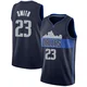 Tyler Smith ＃23 Youth Swingman Navy Dallas Mavericks Jersey - Statement Edition
