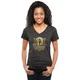 Women's Gold Dallas Mavericks Collection V-Neck Tri-Blend T-Shirt - Black